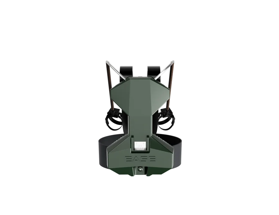 LU 20 Exoskelett in der Rückansicht